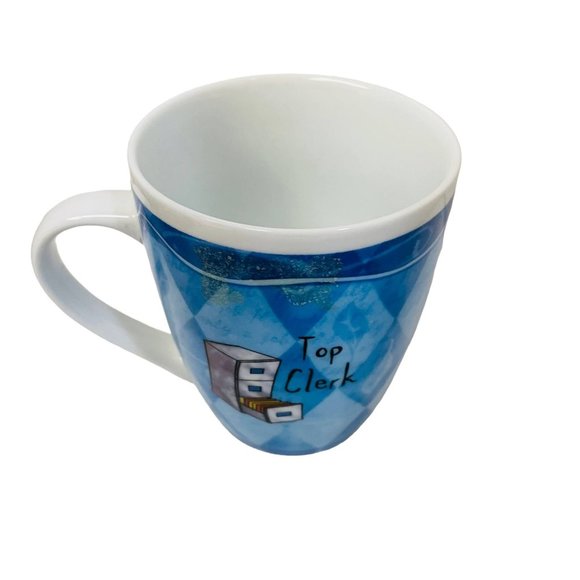 History & Heraldry Coffee Cup Fine Porcelain Top Clerk Occupation is Only a Job - Picture 1 of 6